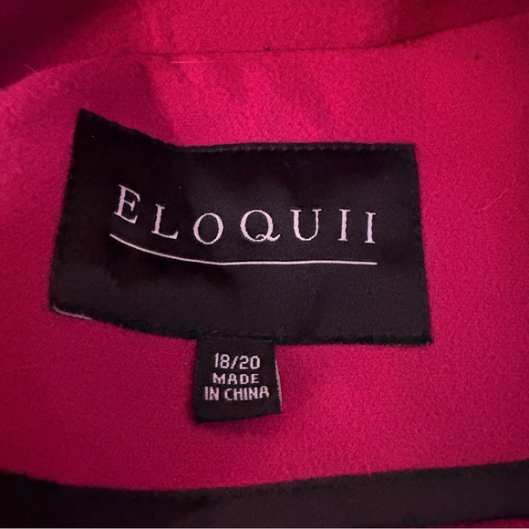 Eloquii Pink Coat Women’s 18/20 Belted Chic Classic Feminine - Picture 11 of 12